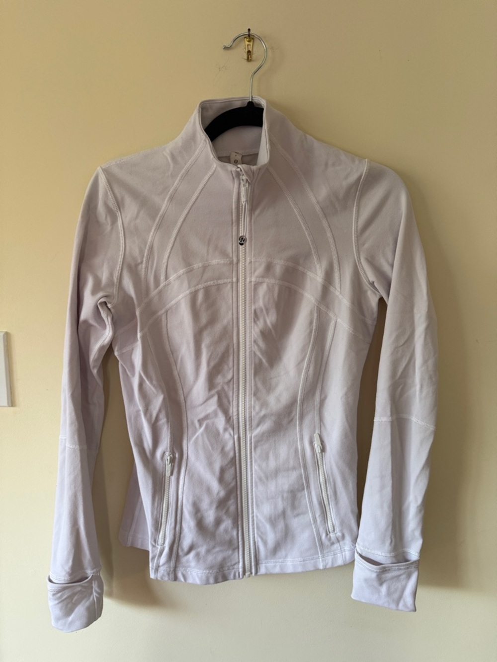lululemon athletica define Light White Full-Zip Training Jacket